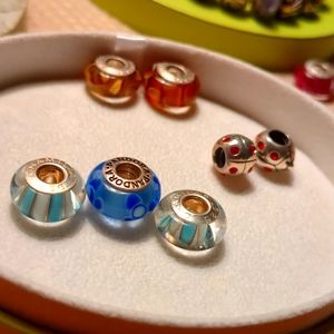 Chamilia and Pandora glass beads